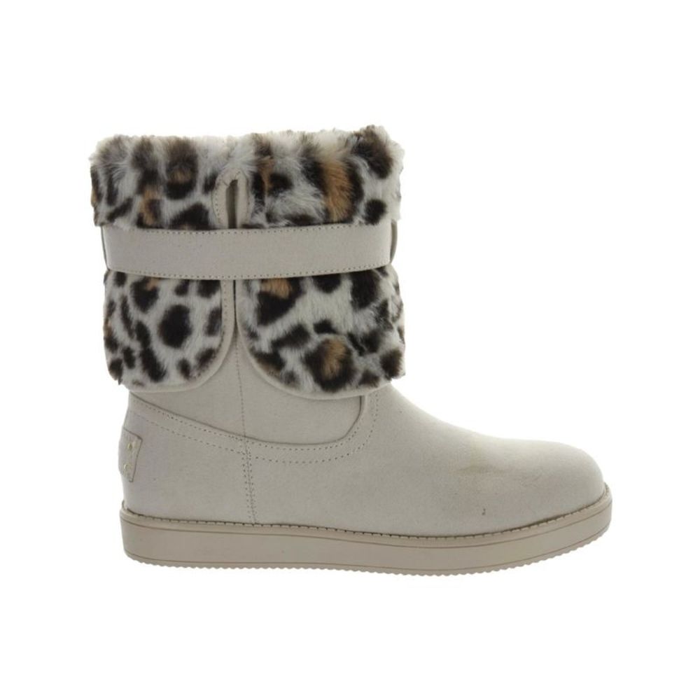 GBG LOS ANGELES Womens Beige Cushioned Adlea Round Toe Snow Boots 5